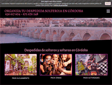 Tablet Screenshot of despedidascordoba.com